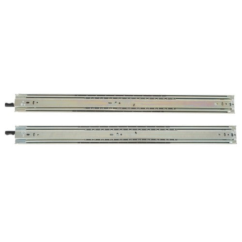 DURAFORCE 1 Pair of Locking Drawer Slides 24" Full Extension & Lock 150lbs Capacity