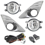 DURAFORCE Halogen Fit For Toyota Camry L LE XLE 2012-2014 LH&RH w/Wiring+Switch Fog Lights