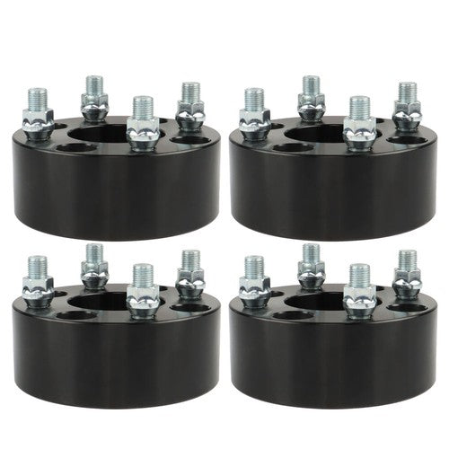 DURAFORCE New Wheel Spacers Hub Bore 62mm Thread Size 1/2"x20 4Pcs 2" 4x101.6mm US