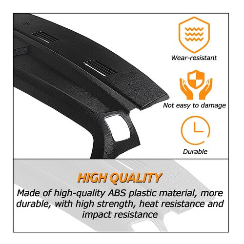 One Piece Molded Dash Cover for 02-05 Dodge Ram 1500 2500 3500 Textured Black