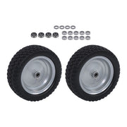DURAFORCE 3.4' Axle Hole For Lawn Mower Solid Tire 2-Pack 13X5.00-6 Tire & Wheel Flat Free