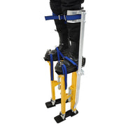 DURAFORCE 24-40 Inch Yellow Aluminum Drywall Stilts Tool For Painting Painter Taping
