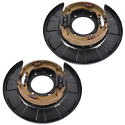 DURAFORCE 2 Pack Rear Brake Parking Plate Left & Right Set for Hyundai Santa Fe 2006-2009