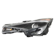 DURAFORCE Black Halogen LH/Driver w/LED Headlight Projector For Hyundai Elantra 2021-2022