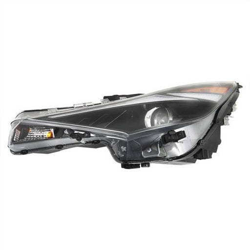 DURAFORCE Black Halogen LH/Driver w/LED Headlight Projector For Hyundai Elantra 2021-2022