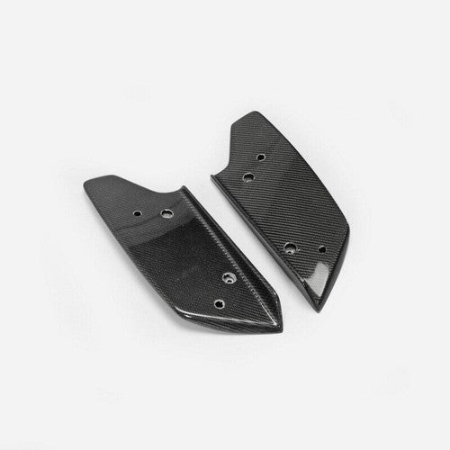 DURAFORCE Pair Rear Bumper Lip Spoiler Splitter Diffuser CF for 08-16 Nissan GTR R35