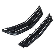 DURAFORCE 2PCS Black Front Upper & Lower Grille For Chevrolet Impala 2014-2020 Chrome New