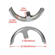 DURAFORCE 26" For HARLEY TOURING ROADKING FLHX WRAP AROUND LONGBOY FRONT FENDER