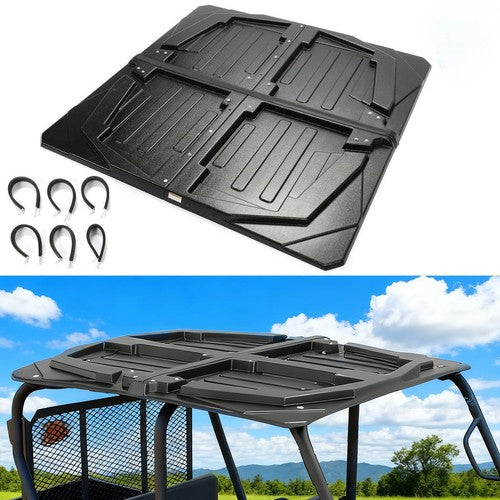 DURAFORCE Hard Top Roof For Polaris Ranger Crew 700, For Kawasaki Mule TRANS 4010 KAF620