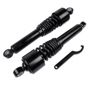 DURAFORCE Black 13in Heavy Duty Rear Shocks For Harley Road King Touring Street Tour Glide