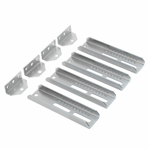 8 Pcs 10 Inch Tall Galvanized Boat Trailer Vertical Bunk Board Brackets Bolster