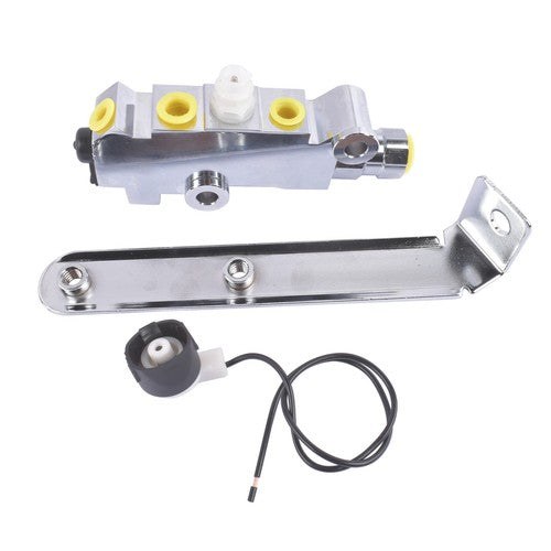 DURAFORCE Chrome 11" Power Brake Booster Master Cylinder & Valve Kit for 1973-93 Chevy GMC
