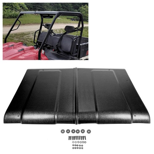 DURAFORCE Black ABS Hard Top Roof Fit for 2009 2010 2011 2012 2013 2014 Polaris Ranger XP 800