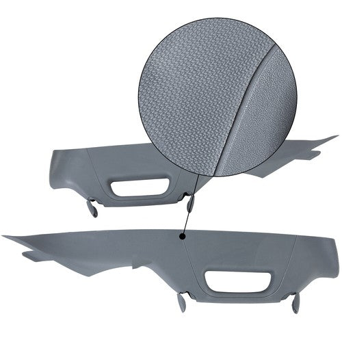 Left and Right A Pillar Handle Trim Gray for 2011 to 2016 Ford F250 F350 F550