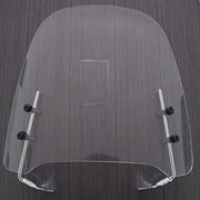 DURAFORCE 17"x15" Clear Scooter Moped Motorcycle Windshield For Yamaha Honda 125cc 150cc