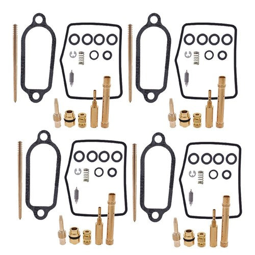 DURAFORCE Set of 4 Deluxe Carburetor Repair Kits Carb Rebuild For Honda CB350F 1972-1974