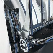 DURAFORCE Adjustable Backrest Sissy Bar Luggage Rack For Harley Touring Road Glide 2009-24