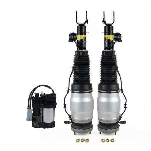 DURAFORCE 2Pcs Front Air Spring Bag Struts + 1Pc Compressor for Hyundai Equus 2011-2016