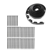 DURAFORCE L-shaped Landscape Edging Border Kit 40 FT No-Dig Garden Edge Lawn Border
