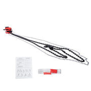 DURAFORCE 3 Ton/6600 lbs Capacity 10FT Come Along Hand Chain Hoist G80 Galvanized Chain