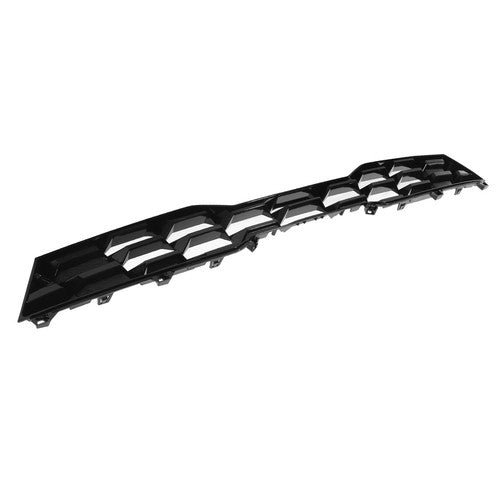 DURAFORCE Front Bumper Upper Grille 86350-M6510 For 2022-2023 Kia Forte GT Black Plastic