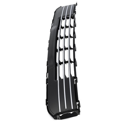 For Ford Flex 2013-2019 Front Bumper Lower Grille Black w/Chrome Trim FO1036151
