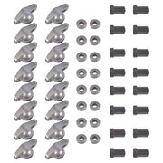 DURAFORCE Steel Roller Tip Rocker Arms Set for Small Block Chevy 350 1.5 Ratio 3/8" Stud