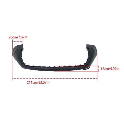 DURAFORCE Brand New For Jeep Cherokee 2019-2023 Rear Bumper Lower Cover Plastic Assembly