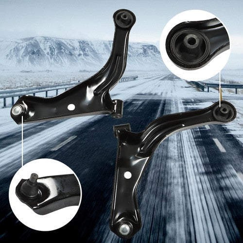 DURAFORCE 6Pc For 05-09 Mazda Tribute Control Arm Ball Joint Outer Tie Rod Suspension Kit