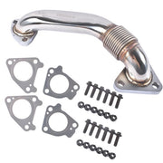 DURAFORCE Passenger Side Up Pipe w/ Gasket Bolts for Chevy Silverado GMC Sierra 2001-2004