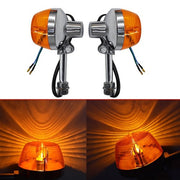 DURAFORCE For Honda CT70 CT90 XL100 CB350 CM400 CB450 CB750 Turn Signal Light 8mm 12V Pair