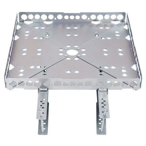 DURAFORCE Zinc-Plated For RV Steel Bumper-Mounted Generator & Cargo Carrier Tray Kit