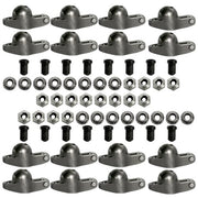 DURAFORCE 16Pcs Steel Roller Rocker Arms for Small Block Chevy 350 1.6 Ratio 3/8" Stud New