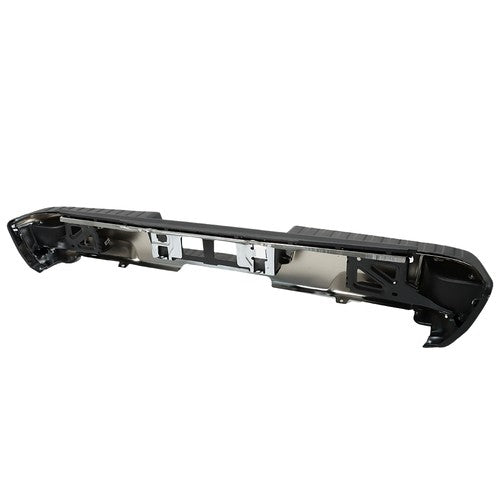 DURAFORCE Chrome Rear Step Bumper Assembly For Chevy Silverado GMC Sierra 1500 2014-2018