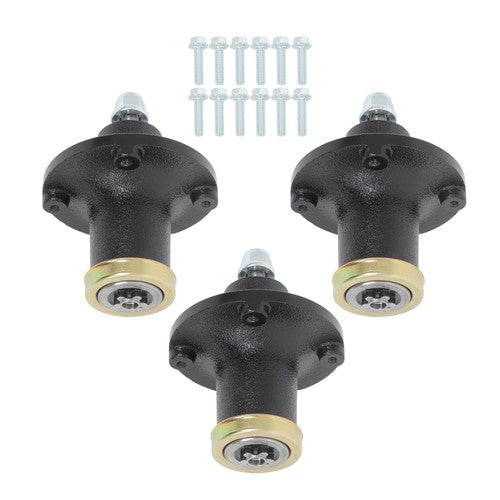 DURAFORCE 3 Pack Spindle For Husqvarna Z248F MZ48 48-Inch Deck 539131898 532174375 Mower