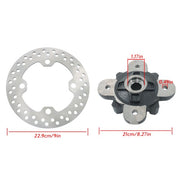 DURAFORCE Front Wheel Hub Bearing Studs Brake Rotor For Polaris Ranger 570 900 1000 13-19