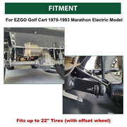 DURAFORCE 4" Block Full Lift Kit For EZGO Golf Cart 1975-1993 Marathon Electric 22" Tires