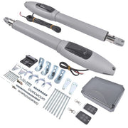 DURAFORCE Automatic Dual Swing Gate Opener Kit Remote Control For Doors up to 300kg*2 110V