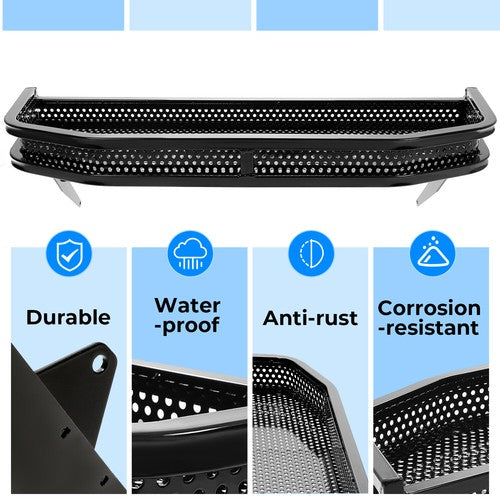 For Yamaha G14 G16 G19 G20 G21 G22 Golf Cart Front Basket Clay w Brackets