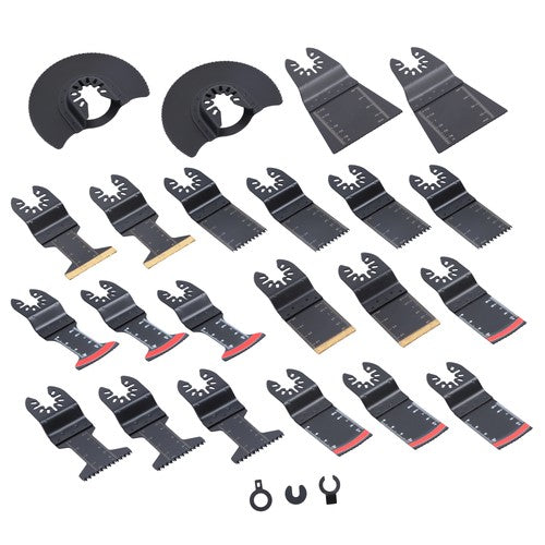 DURAFORCE 25PCS Oscillating Tool Professional Bi-Metal Multitool Blades Kits for Wood Nail
