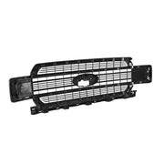 DURAFORCE JL3Z-8200-RA Brushed Stain Aluminum Front Upper Grille for Ford F-150 2018-2020
