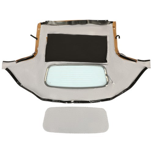 DURAFORCE New Heated Glass Window & Soft Top For Mazda Miata 1990-2005 Convertible Tan