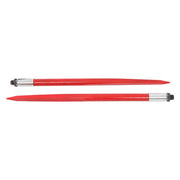 DURAFORCE Hay Bale Spear 39" 3000 lbs Capacity Spike Fork for Tractors Loaders 2pcs