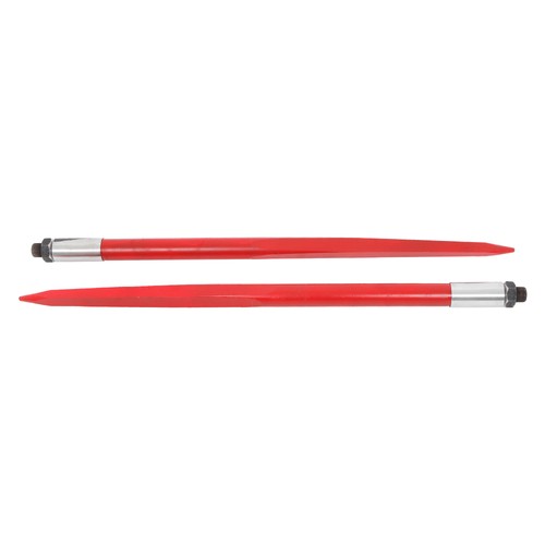 DURAFORCE Hay Bale Spear 39" 3000 lbs Capacity Spike Fork for Tractors Loaders 2pcs