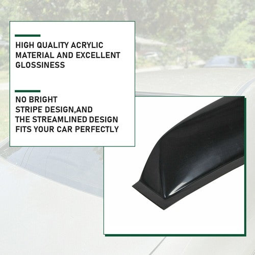 DURAFORCE For 2006-2015 13 14 Honda Civic 4DR Rear Window Roof Spoiler Visor Vent Wing ABS