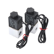 DURAFORCE 2PCS 1/4" Fast Response Electric Air Water Solenoid Valve 12V DC Normally Closed