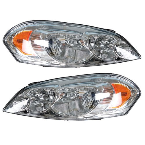 DURAFORCE LH&RH Headlights For Chevrolet Impala 2006-11 12 13/Impala Limited 14 2015 2016