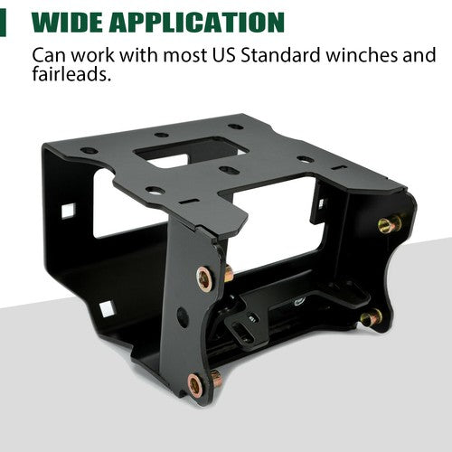 DURAFORCE NEW Winch Mount FOR Polaris ATV Sportsman 400 450 500 550 570 800 850 2011-2024