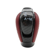 DURAFORCE Fit 2009-2020 2021 Nissan GTR R35 Red Leather Carbon Fiber Shift Knob 3491080B0A