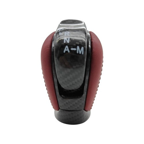 DURAFORCE Fit 2009-2020 2021 Nissan GTR R35 Red Leather Carbon Fiber Shift Knob 3491080B0A